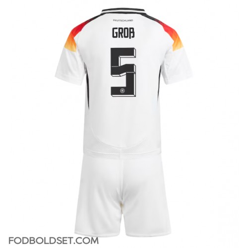 Tyskland Pascal Gross #5 Hjemme Trøje Børn EM 2024 Kortærmet (+ Korte bukser)